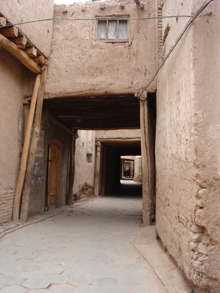 カシュガルの旧市街地